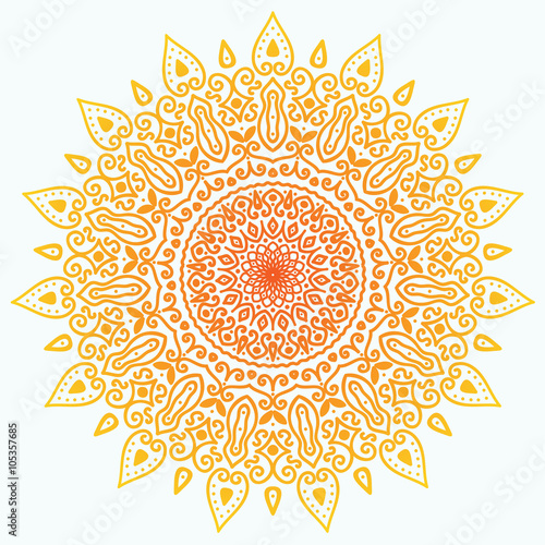 Sunny mandala