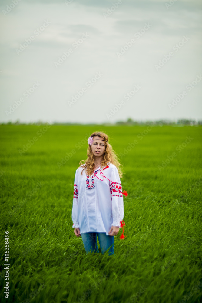 girl in national dress