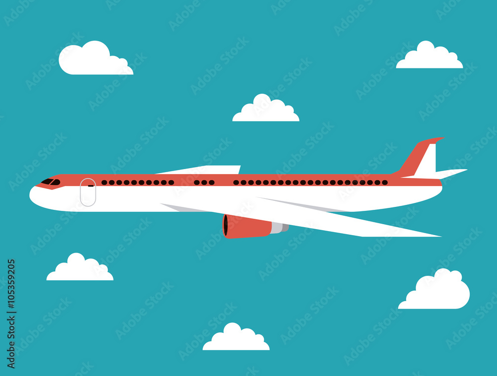 Airplane icon design
