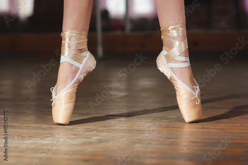 ballerina or dancer in pointe