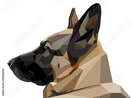  low poly shepherd snout