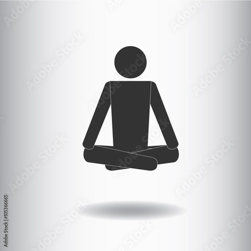 yoga stick man