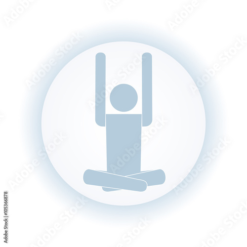 yoga stick man