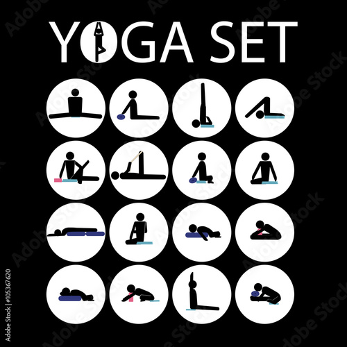 yoga stick man