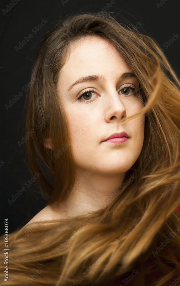 Beautiful Woman Shaking Her Hair Beautiful Woman Shaking Her Hair