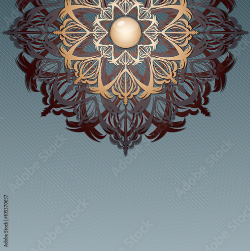 Retro background with ornament,