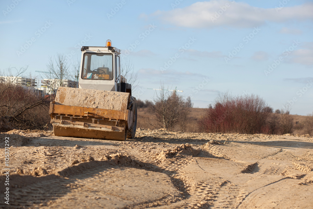 Obraz premium Road roller 