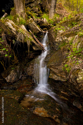 Wasserfall am Monte Mottarone  Lago Maggiore in Norditalien