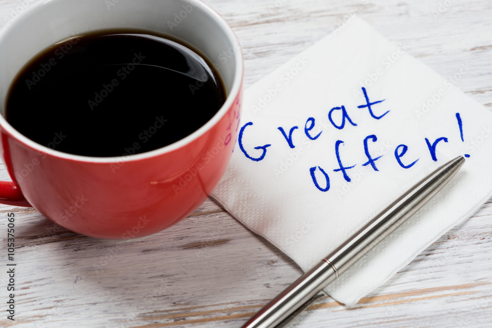 Time for cup of coffee Time for cup of coffee