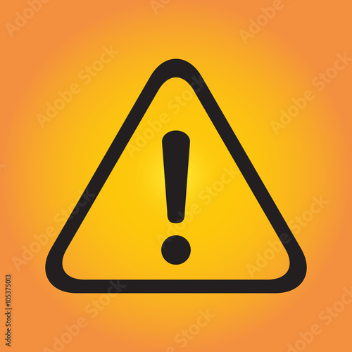 exclamation danger sign