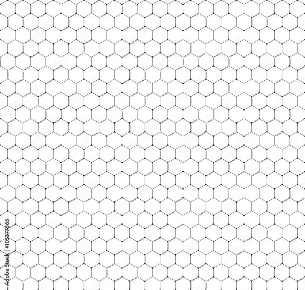Chemistry seamless pattern, hexagonal design vector illustration Chemistry seamless pattern, hexagonal design vector illustration