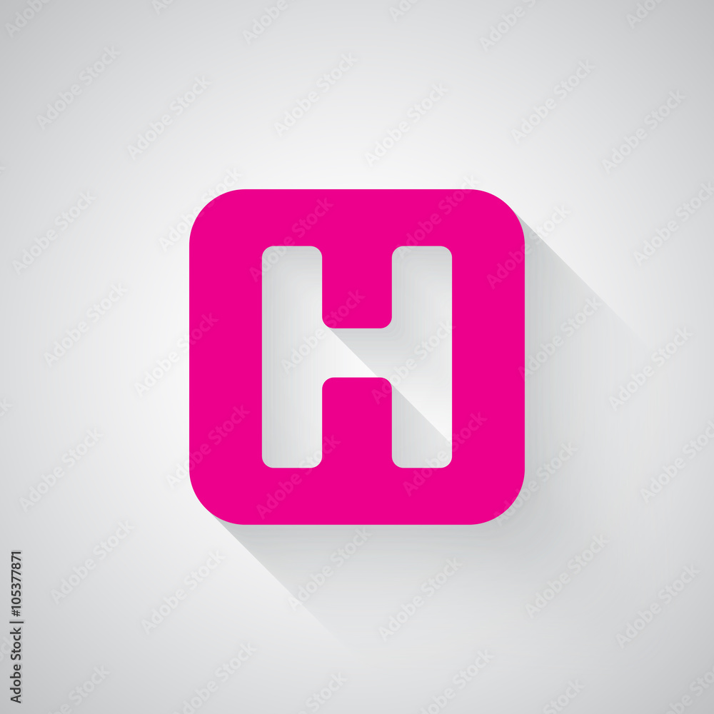 Pink Helicopter Platform web icon on light grey background Pink Helicopter Platform web icon on light grey background