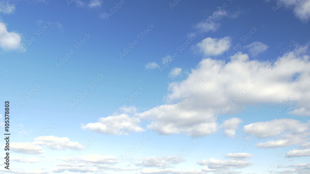 Flight over clouds, loop-able animation Flight over clouds, loop-able animation
