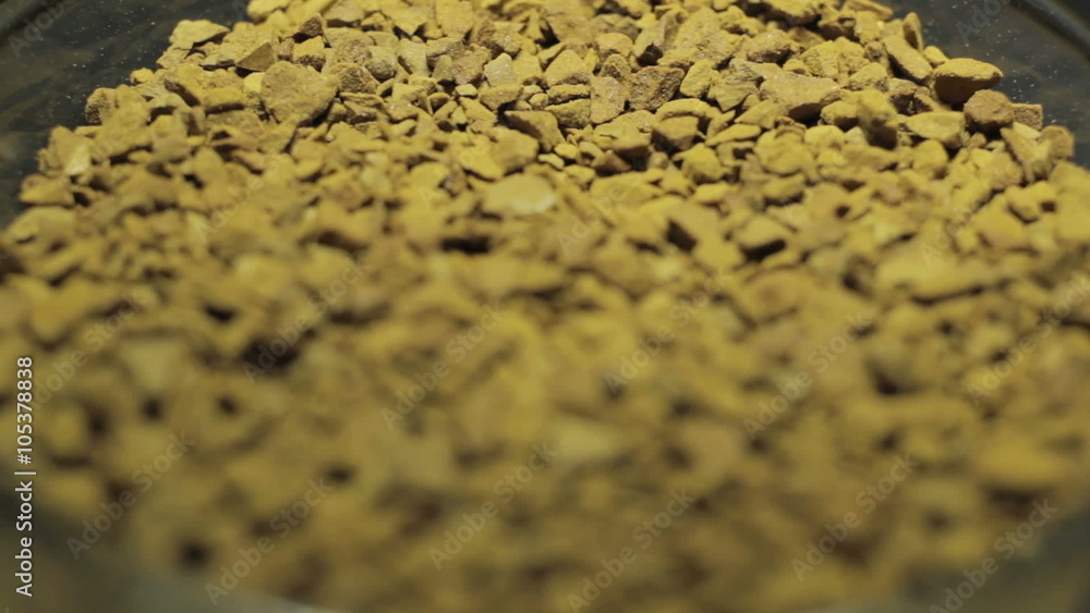 Granular coffee closeup, macro 1080 Granular coffee closeup, macro 1080