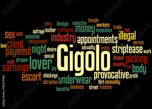 Gigolo, word cloud concept 5