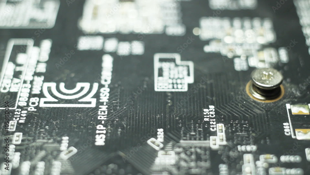 Chip of computer, macro Internet and IT Chip of computer, macro Internet and IT