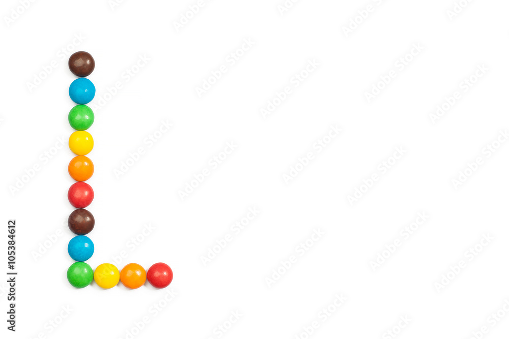 The letter L The letter L