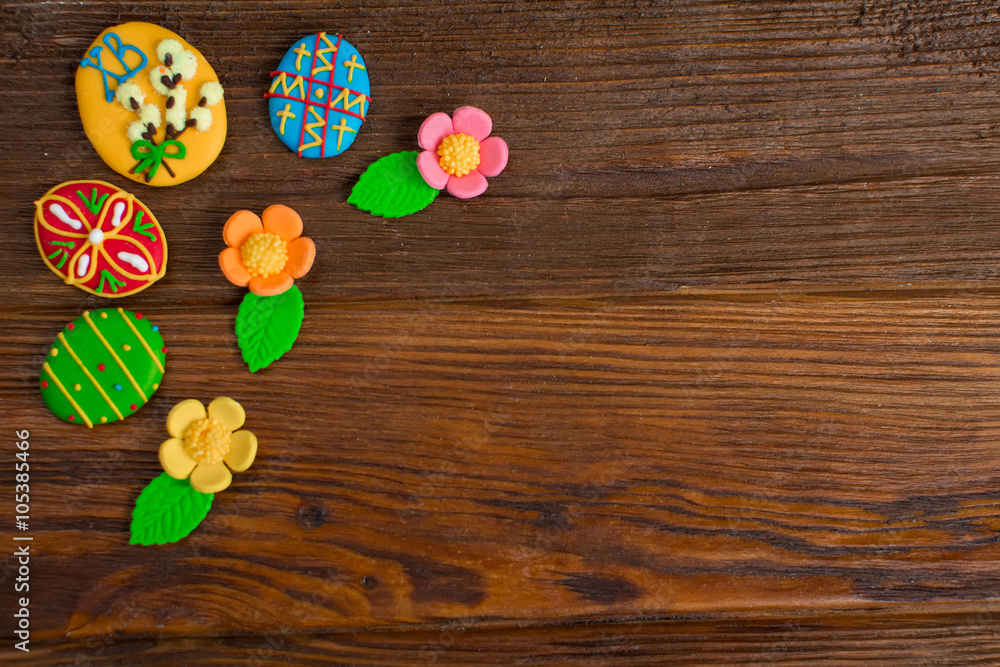Easter eggs. Festive decoration. Happy Easter! Easter eggs. Festive decoration. Happy Easter!