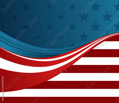 american flag colors with stars and stripes