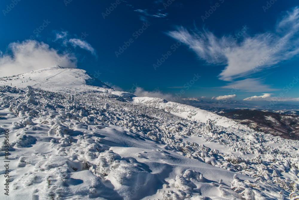 Babia Gora in winter