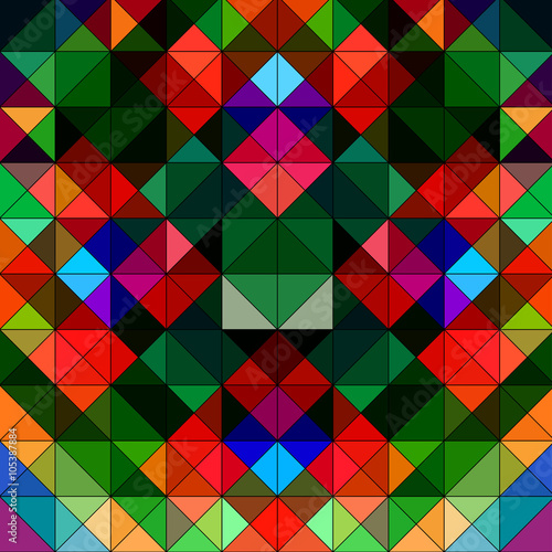 Colorful geometric abstract background with triangles