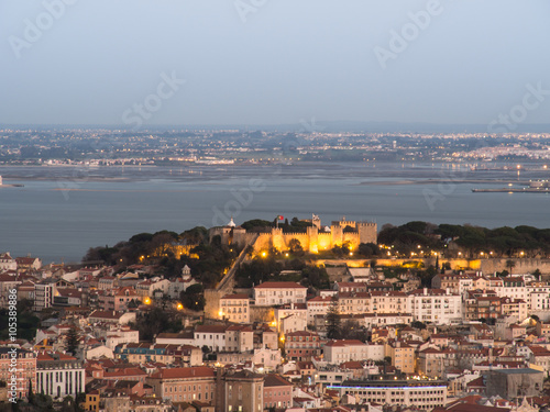 Fototapeta Naklejka Na Ścianę i Meble -  São Jorge Castle, Lisbon, Portugal