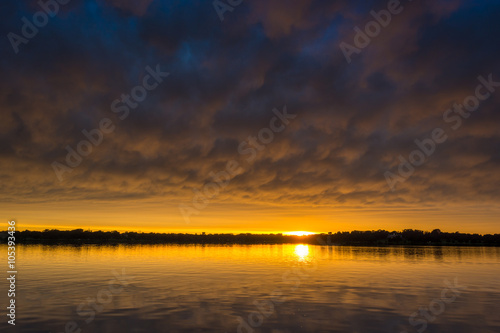 white rock sunset