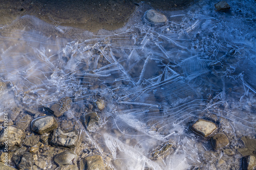 Cracked Ice on Beach