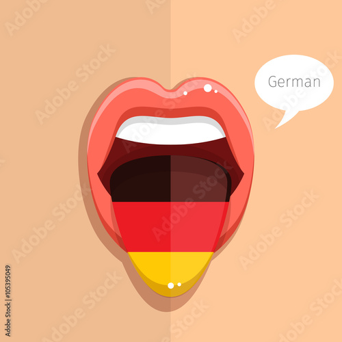 German language concept. 