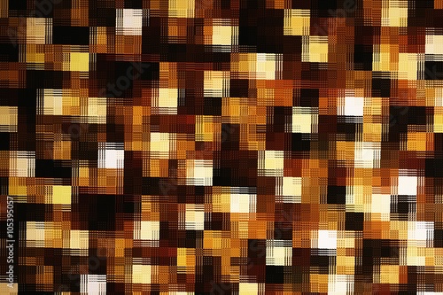 abstract brown mosaic block