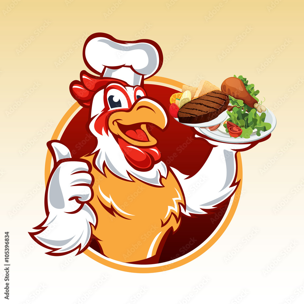 custom made wallpaper toronto digitalCartoon chicken .