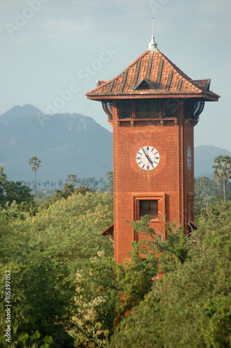 clock tower, Tami Nadu, India