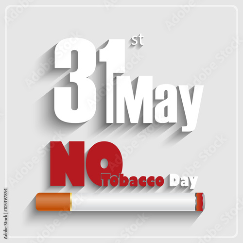 May 31st World No tobacco day