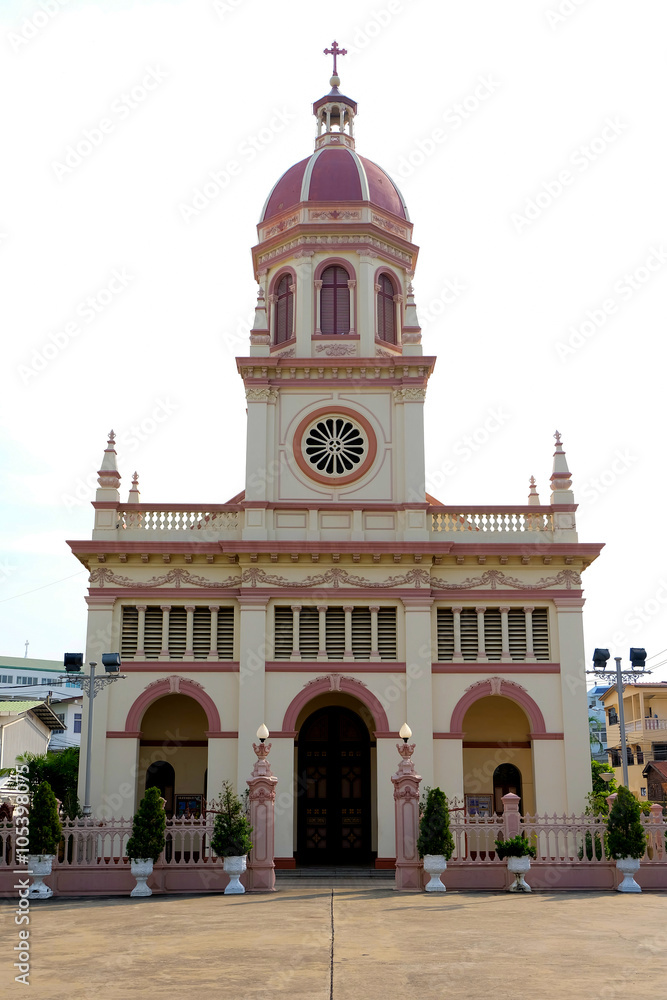 Obraz premium Santa Cruz Church, Catholic church in Bangkok, Thailand