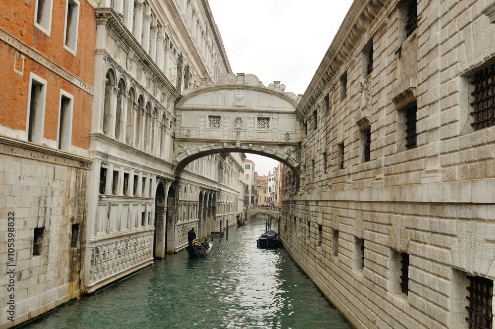 Fototapeta premium ein kanal in venedig