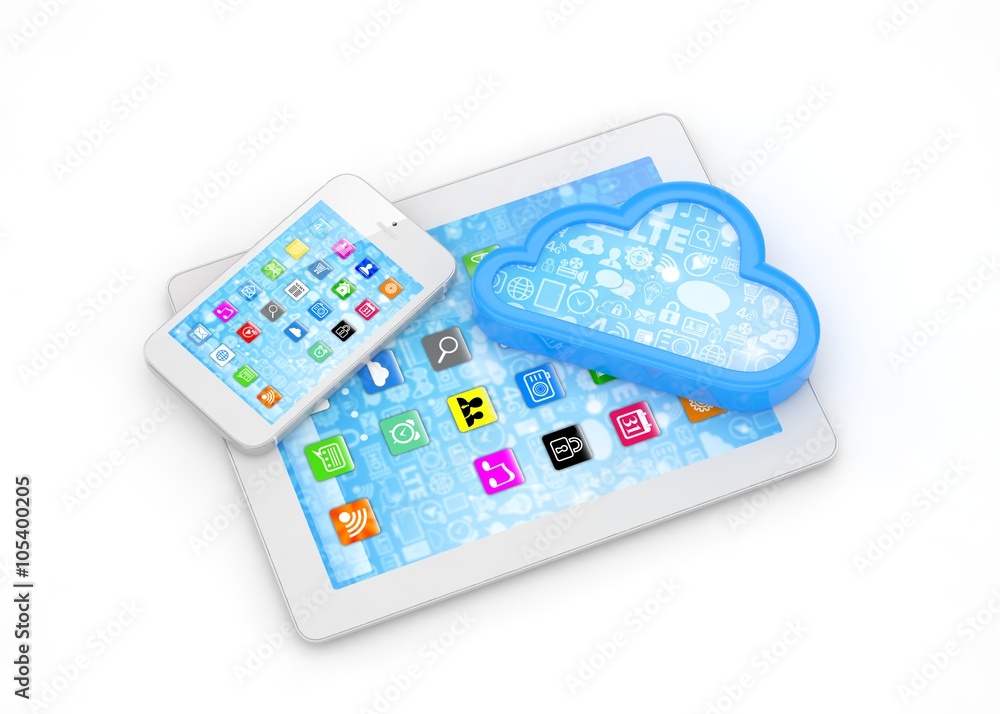 tablet pc, smart phone and cloud tablet pc, smart phone and cloud