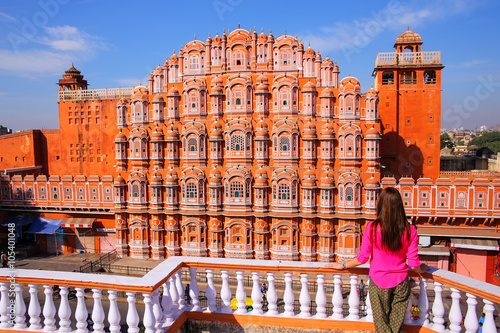 Hawa Mahal - Palace of the Winds in Jaipur, Rajasthan, India. photo