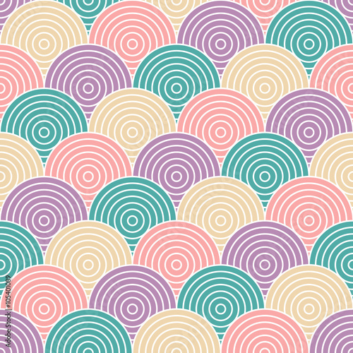 Vector seamless pattern. Abstract geometric background.