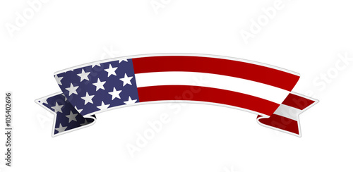 american flag ribbon 