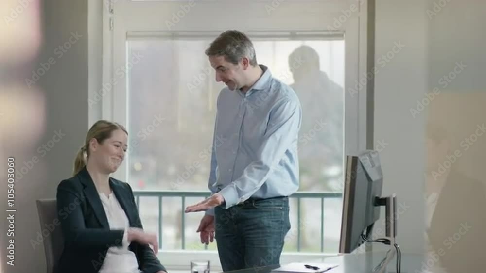 boss complimenting on employee's work boss complimenting on employee's work
