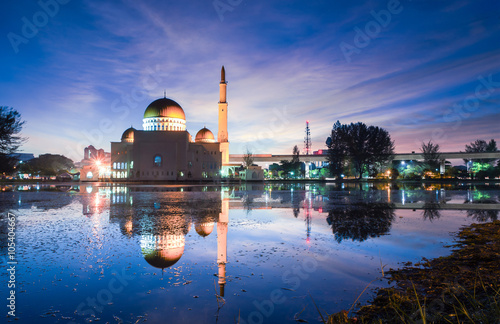Magical sunrise at Masjid As Salam, Puchong