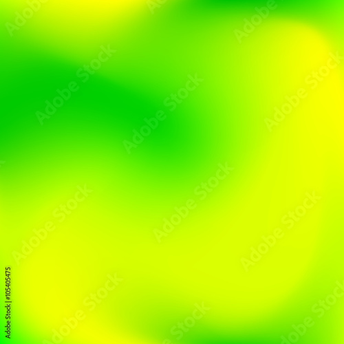 Abstract green and yellow blur color gradient background for deign concepts, wallpapers, web, presentations and prints. Vector illustration.