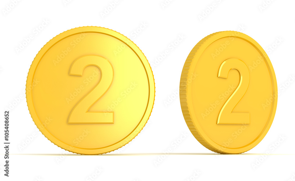 gold coin isolated on white background gold coin isolated on white background
