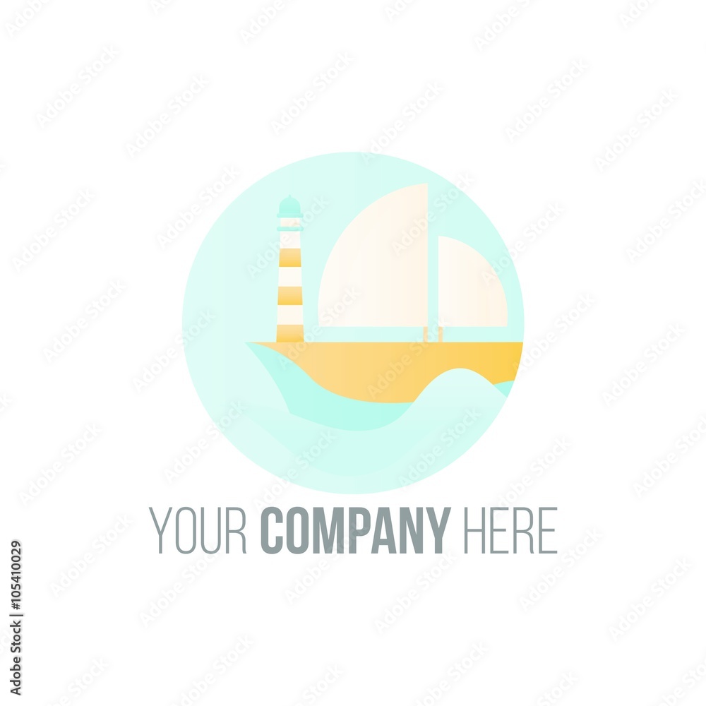 cruise ship logo icon Vector cruise ship logo icon Vector