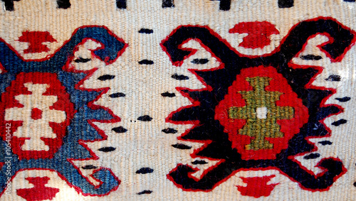 traditional  textile colors of macedonia , texture