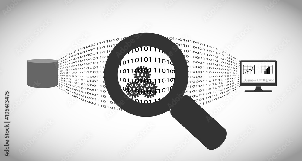 Vetor de Concept of Business Intelligence Testing, Which also ...