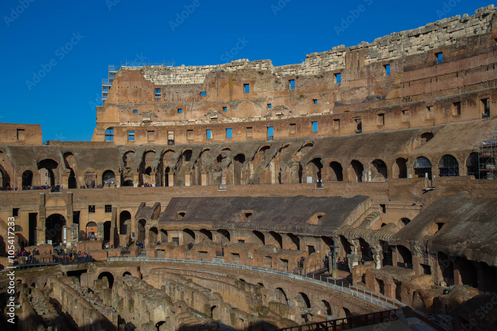 Roman Colosseum Interior