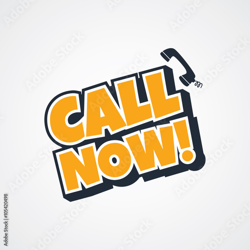 call now sign