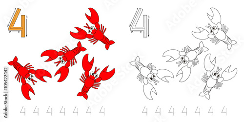 Tracing worksheet for figure 4