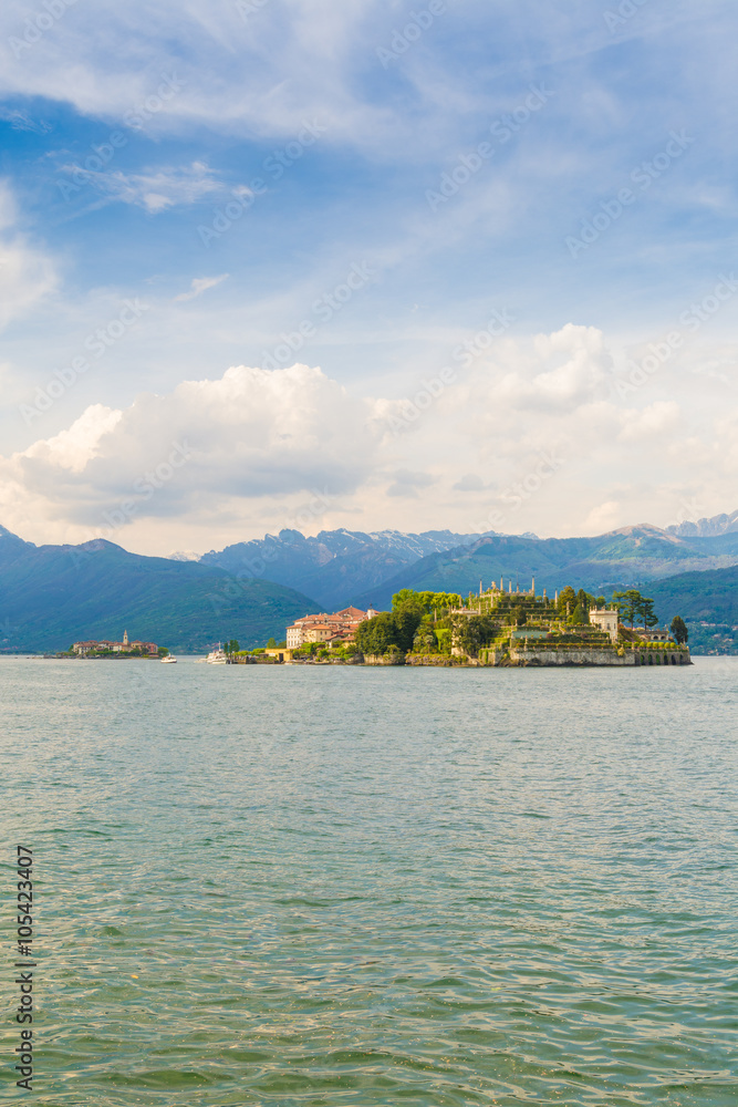 Borromäische Inseln am Lago Maggiore, Alpensee in Oberitalien